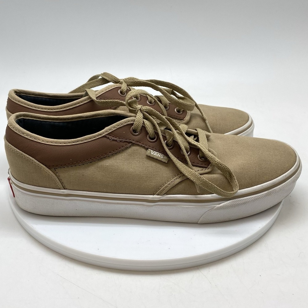Vans Atwood Mens 9 Brown Athletic Skateboard Canvas‎ 721356 Shoes Sneakers